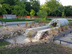 Reconstruction de l'Aqueduc romain à Divonne