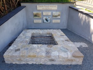 Restauration du puit de visite de l'Aqueduc romain à Divonne